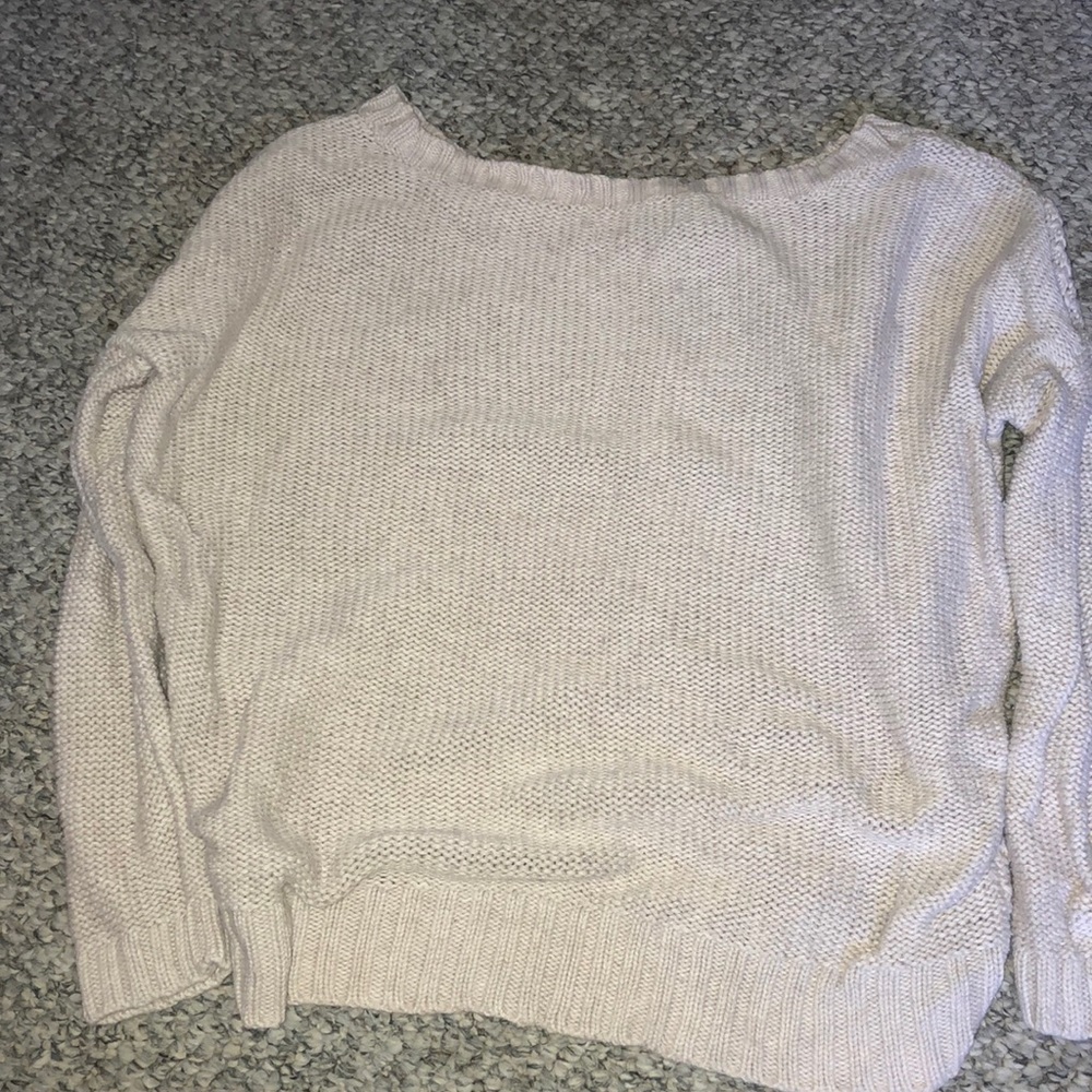 Off the shoulder sweater